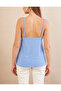Women's Baby Blue Patterned Lace Athlete Blouse App50081-90 - 4