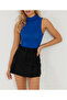Women's Cobalt Blue Sleeveless Blouse App1260 - 4
