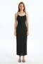 Black Strappy Glitter Dress 261640 - 2