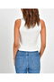 Women's Ecru Half Fisherman Sleeveless Camisole Blouse App1085-1 - 4