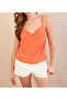 Women's Orange Degaje Collar Blouse App1286-90 - 4