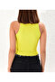 Women's Pistachio Green Sleeveless Short Blouse App1123 - 4