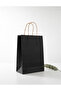 Kraft Cardboard Paper Bag-Black 18X8X24Cm (5Pcs)