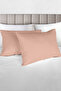 100% Organic Cotton Akfil Pillowcase Set of 2 - 50X70 cm Ivory - 2