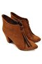584058 Women's Suede Faux Leather Heeled Boots - 2