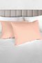 100% Organic Cotton Akfil Pillowcase Set of 2 - 50X70 cm Salmon - 2