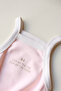 Embroidered Girl's Top with Powder Straps - 3