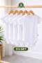 Pack of 5 100% Cotton Short Sleeve Unisex Snap Fastener Bodysuits