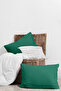 100% Organic Cotton Akfil Pillowcase Set of 2 - 50X70 cm Leaf Green - 3