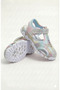 Girl's Closed Toe Sandals Velcro Glittery Summer Casual Orthopedic Non-Slip Sole Safe Design - 6