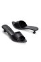 Lavi Short Heeled Pointed Toe Slippers