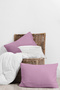 100% Organic Cotton Akfil Pillowcase Set of 2 - 50X70 cm Purple - 3