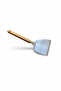 Bamboo Stainless Steel Cake Pastry Pizza Spatula Wide Baklavi Spatula Width 11cm Length 11.5cm - 2
