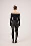 Madonna Collar Lace Macy Cashmere Blouse Black - 5