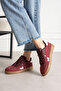 Burgundy Women's Sneaker Casual Shoes - 3
