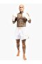 Torrey White/Gold Faux Leather Boxing Gloves - 3