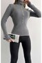 Reneta Knitwear Sweater with Snap Fasteners - 4