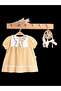Yellow Floral Embroidered Dress