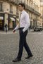 Slim Fit Special Edition Classic Tie Collar 95% Cotton White Shirt - 4