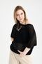 Women's Mercerized Knitted Casual Blouse - 7