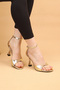 Women's High Heeled Ankle Strap Evening Dress Shoes Heeled Shoes