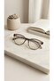 Blue Light Protection Women's Glasses Cat Eye Optical Compatible (Can Change Transparent Lenses) 50 Lenses