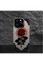 Realme C67 Compatible Silicone Edge Hard Back Anti-Fall Phone Case Rose Pattern - 5