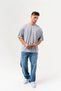 Gangown Basic Crew Neck Oversize T-Shirt - 4
