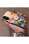 Realme C67 Compatible Silicone Edge Hard Back Anti-Fall Phone Case Flower Pattern - 2