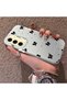 Samsung Galaxy S24 Fe Compatible Silicone Edge Hard Back Anti-Fall Phone Case Small Bow - 2