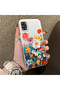 Samsung Galaxy A31 Compatible Silicone Edge Hard Back Anti-Fall Phone Case Flower Pattern