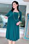 فستان ميدي بياقة مربعة 1s053 - 5