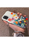 Samsung Galaxy M12 Compatible Silicone Edge Hard Back Anti-Fall Phone Case Flower Pattern - 2