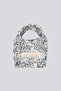 Women's Sequined Metallic Logo Short Strap Gold Shoulder Bag