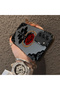 Samsung Galaxy S21 Fe Compatible Silicone Edge Hard Back Anti-Fall Phone Case Rose Pattern - 3