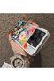 15t Pro Compatible Silicone Edge Hard Back Anti-Fall Phone Case Flower Pattern - 3