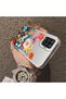 Samsung Galaxy M12 Compatible Silicone Edge Hard Back Anti-Fall Phone Case Flower Pattern - 3