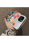 iPhone 14 Compatible Silicone Edge Hard Back Anti-Fall Phone Case Flower Pattern - 3