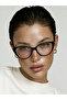 Cat Eye Bone Transparent Women Men Unisex Blue Light Protect Screen Goggles Glasses