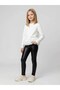 Girl's Design Floral Detailed Long Sleeve Blouse - 3