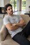 Urban Silver Black Printed Short Sleeve Cotton Men's Pajamas Set - 6