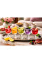 Set of 6 Striped Glass Shot Glasses – 65 ml |   Presentation Cup - 5