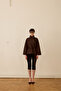 Talia Cape Jacket Brown - 4