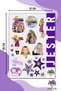 Hannah Montana 4-Pack Stickers, Decals, Diary, Agenda, Planner, Bullet, Journal, Scrapbook - 4