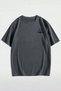 Anthracite Fantasia Star Back Printed Y2K Unisex T-Shirt - 2
