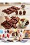 Fun Robot Shaped Silicone Chocolate and Ice Mold - 15 Cavity Kids Candy/Gelatin Mold