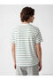 Esvab • Modern & Distinctive Zero Roba Collar Embroidered Men's T-Shirt - 4