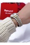 Steel Strap 2 Year Warranty 3 Atm Waterproof Women's Wristwatch + Bracelet Gift - 6