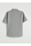 Ozmarka New Season Regular Fit Short Sleeve Striped Men's Shirt - 2