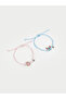 Esvab • Modern & Distinctive Popular Comic Hero Themed Licensed Figured Bracelet Set of 2 - 4
